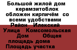 Большой жилой дом (керамзитоблок обложен кирпичём) со всеми удобствами › Район ­ Илекский › Улица ­ Комсомольская › Дом ­ 5 › Общая площадь дома ­ 160 › Площадь участка ­ 10 › Цена ­ 800 000 - Оренбургская обл., Илекский р-н, Привольное с. Недвижимость » Дома, коттеджи, дачи продажа   